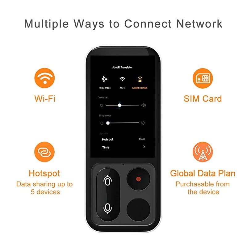 Multiple Languages Translator Portable Smart Two-Way Real Time Multi-Language Voice Translator for Learning Travel Meeting