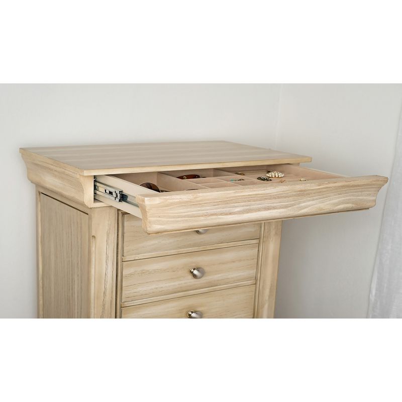 Haley Standing Jewelry Armoire Gray - Hives & Honey