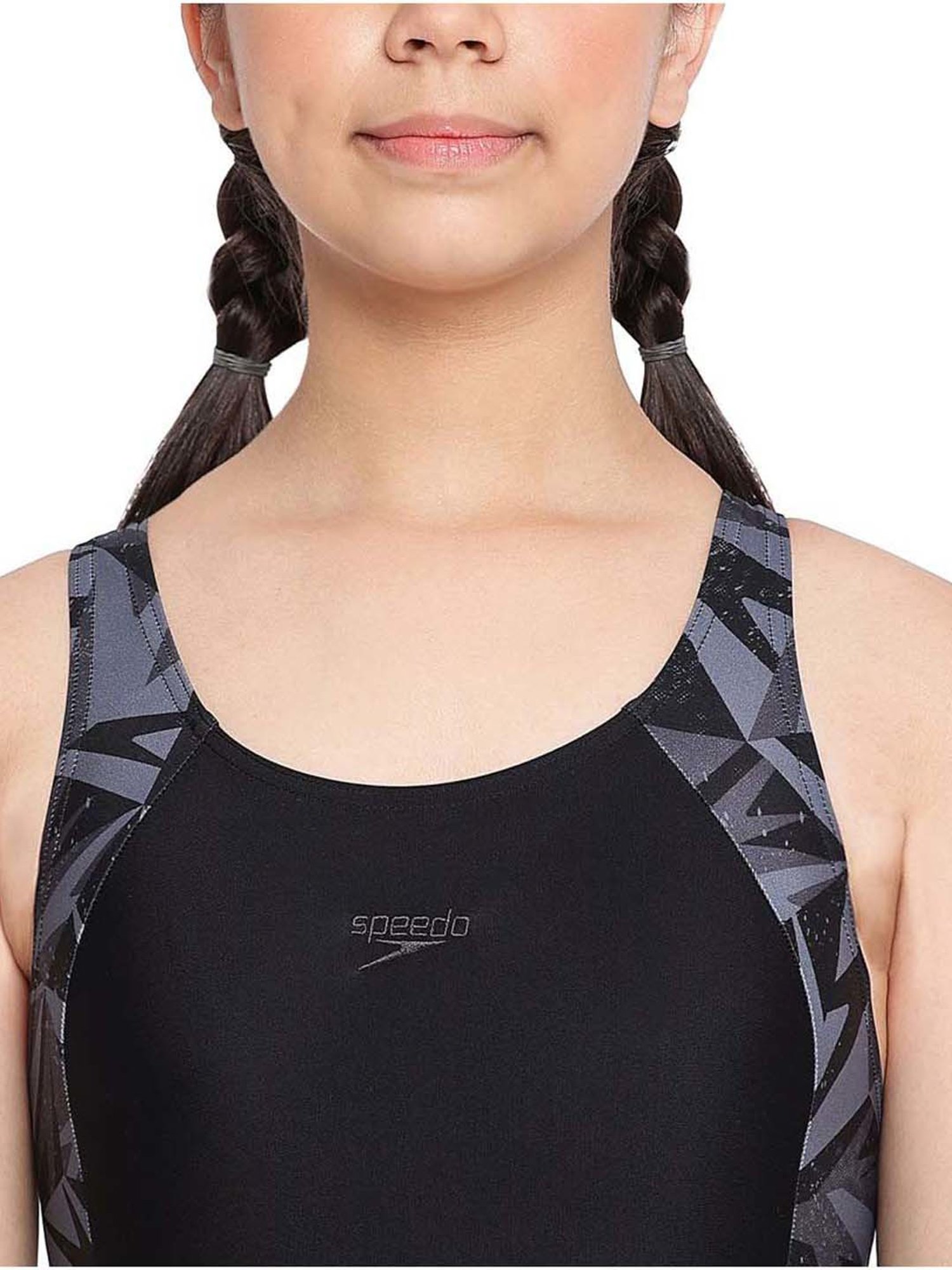 Cukoo Kids Red Printed Swimsuit