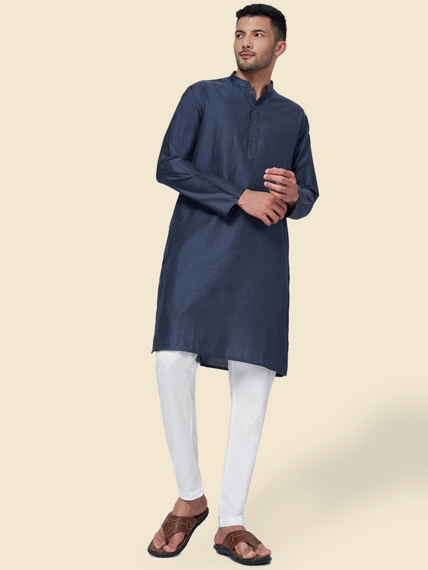 Manthan Fawn Regular Fit Churidars