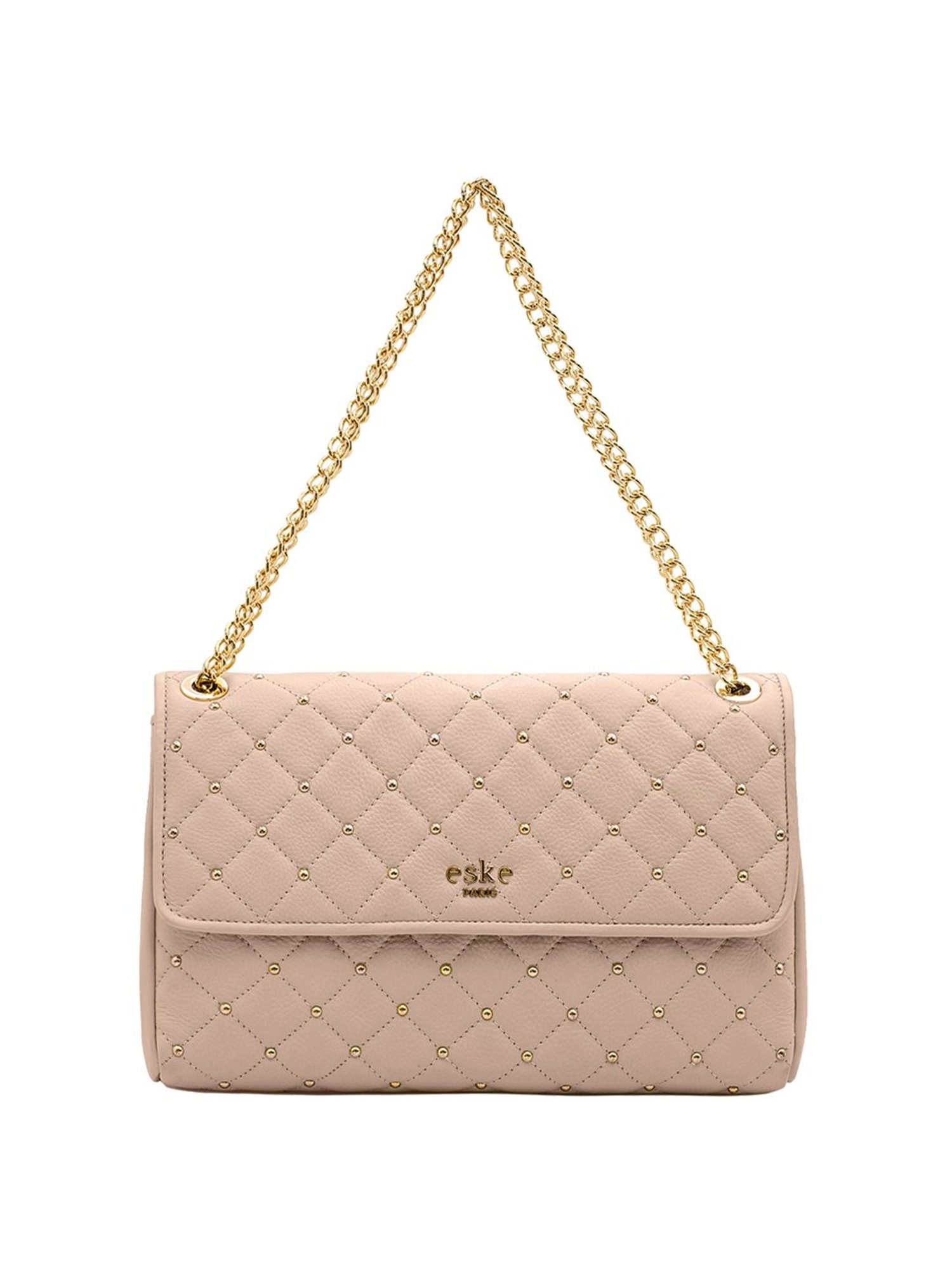 Eske Melba Pink Embellished Medium Shoulder Handbag