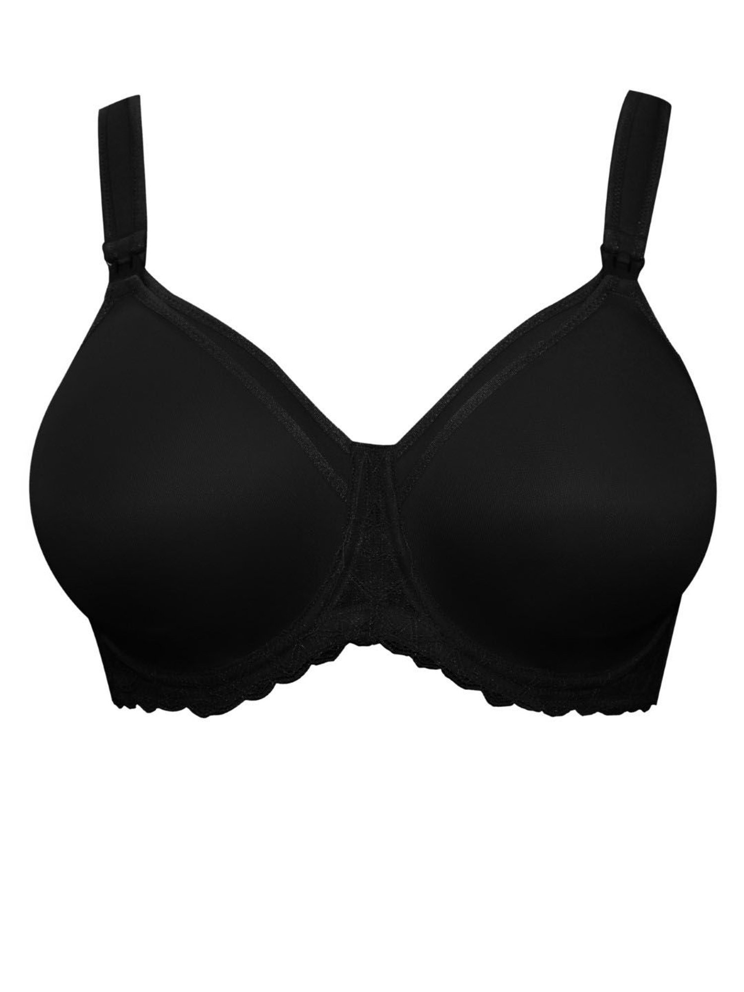 PARFAIT Black Under Wired Non Padded Maternity Bra
