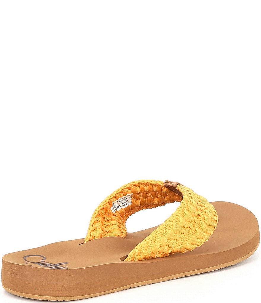 Reef Cushion Threads Woven Flip Flops