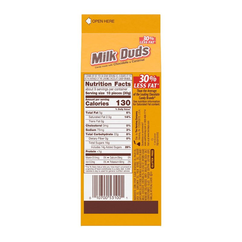 Milk Duds Chocolate and Caramel Candies - 10oz