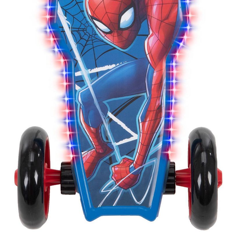 Huffy Spider-Man 3 Wheel Kids' Kick Scooter with LED Lights - Blue