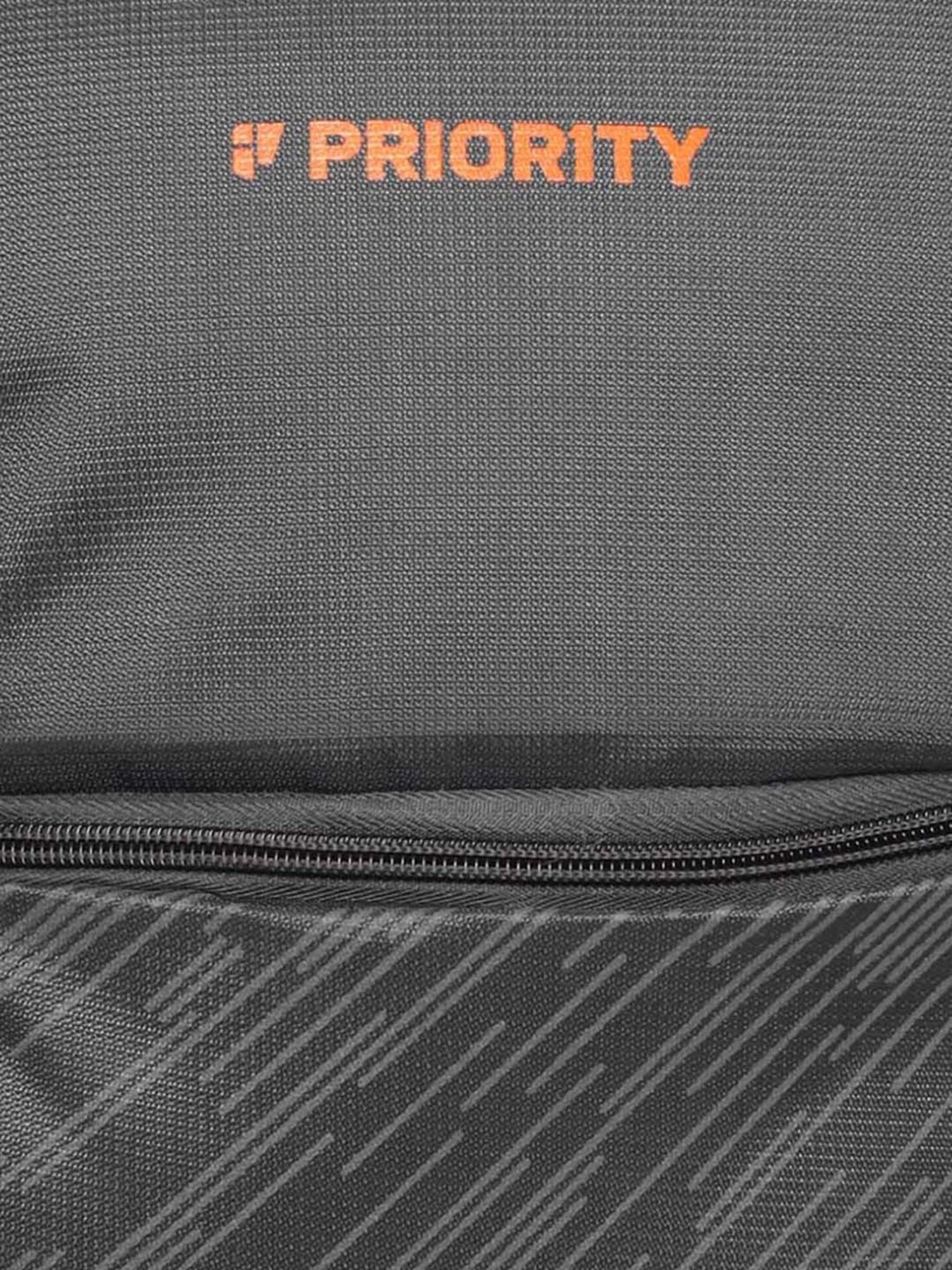 Priority Rumble 003 Dark Grey Polyester Solid Laptop Backpack - 36.04 Ltrs