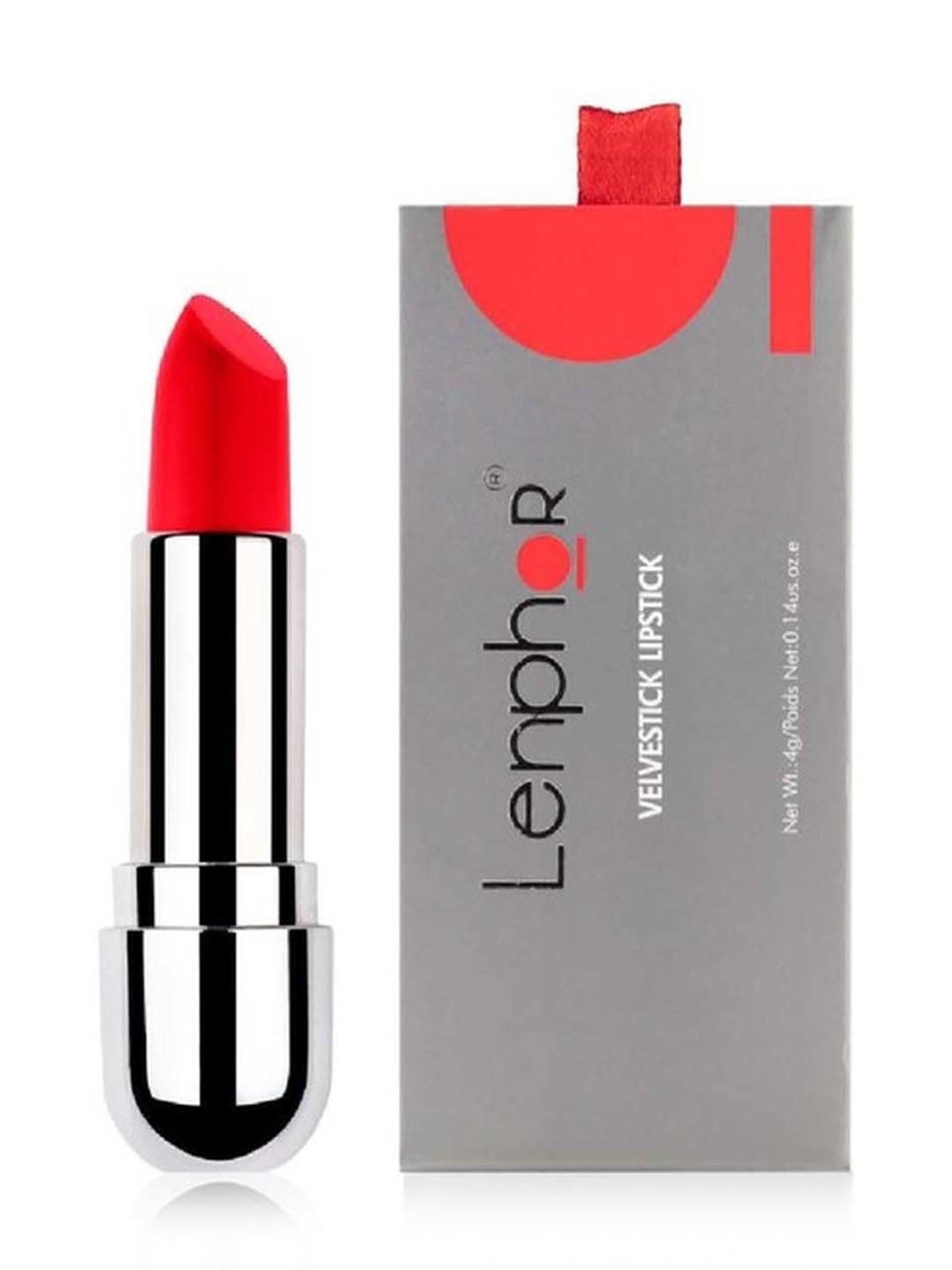 Lenphor Velvestick Lipstick Red Lust 02 - 4 gm