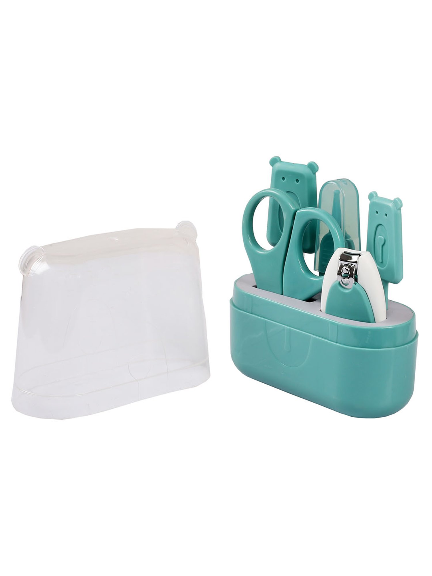 Baby Moo Teal Grooming Kit of 5 Pcs with a Nail Clipper