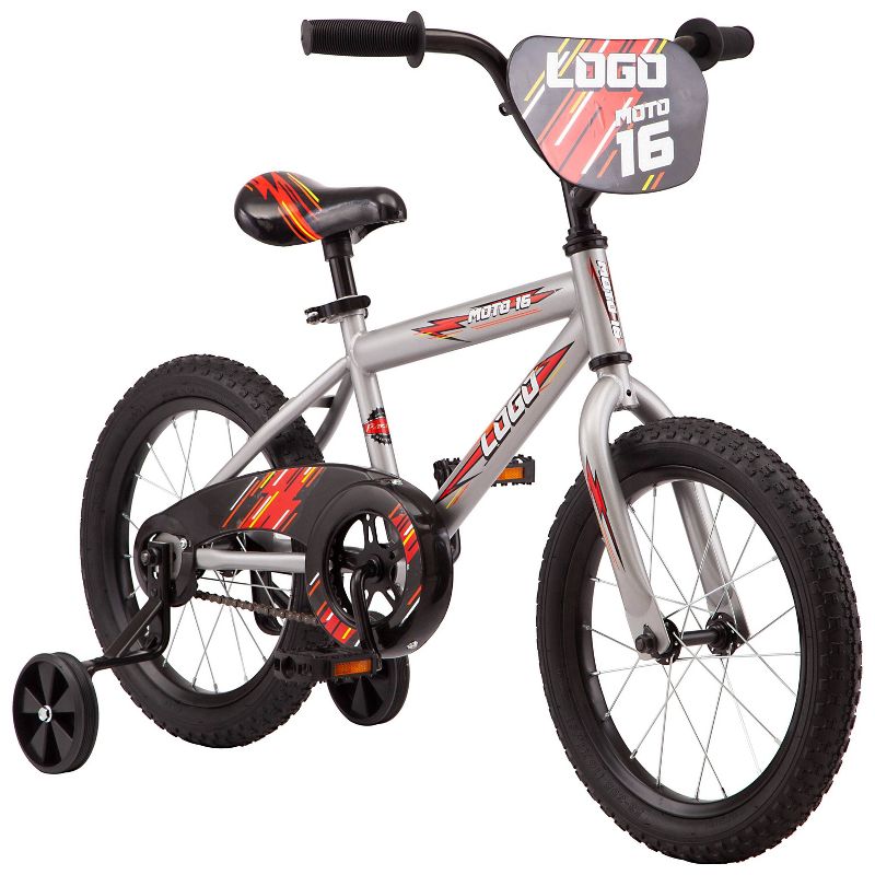 Pacific 16" Logo Kids' Bike - Red/Gray