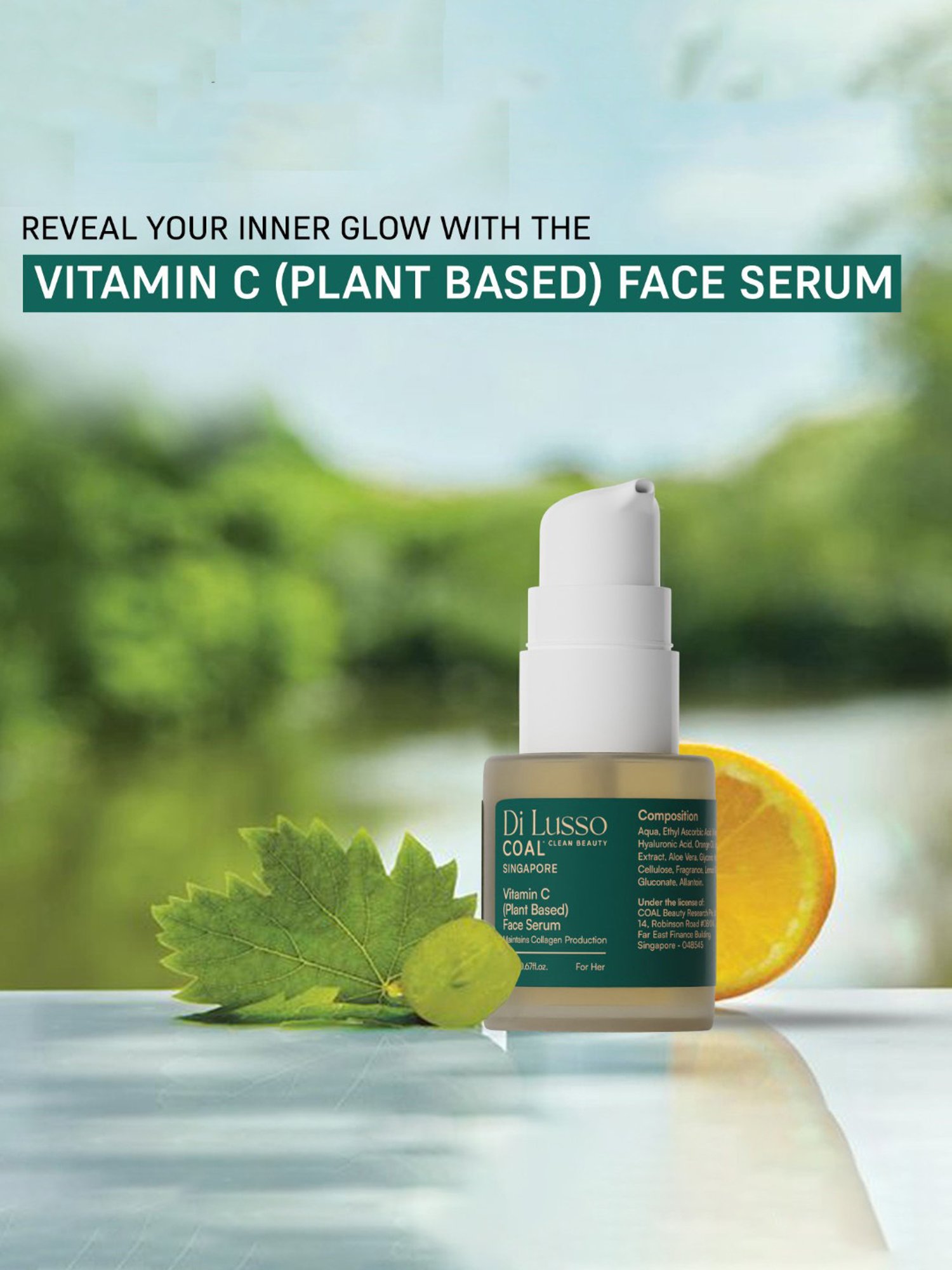 COAL Clean Beauty Vitamin C (Plant Based) Face Serum - 20 ml