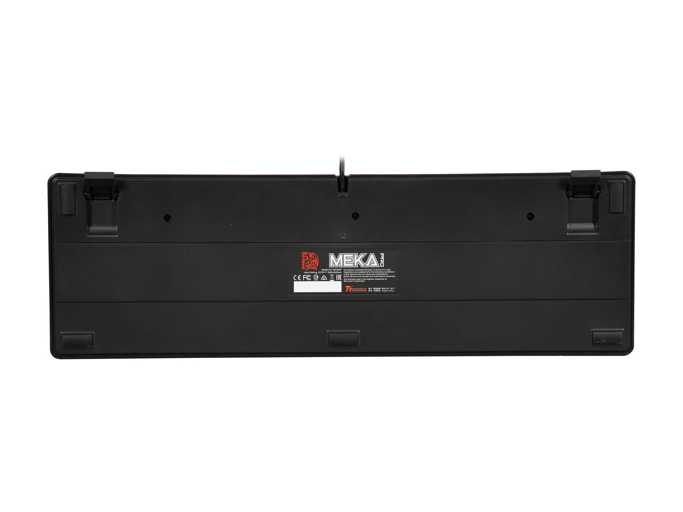 Thermaltake Tt eSports Meka Pro Mechanical Gaming Keyboard - Cherry MX Red Switch