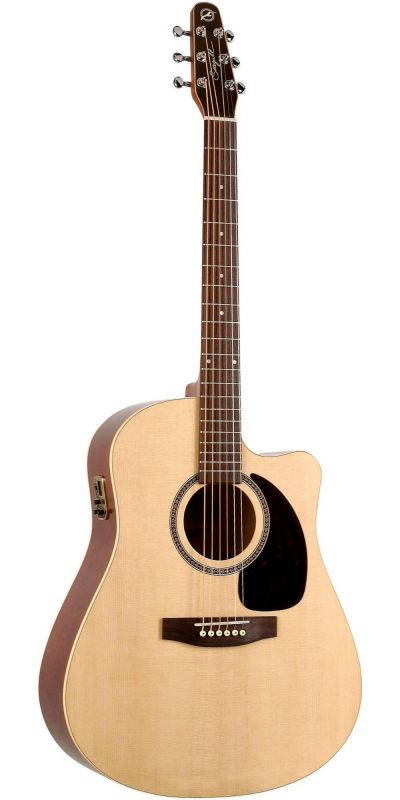 Seagull Coastline Series Slim Cutaway Dreadnought QI Acoustic-Electric Guitar Natural