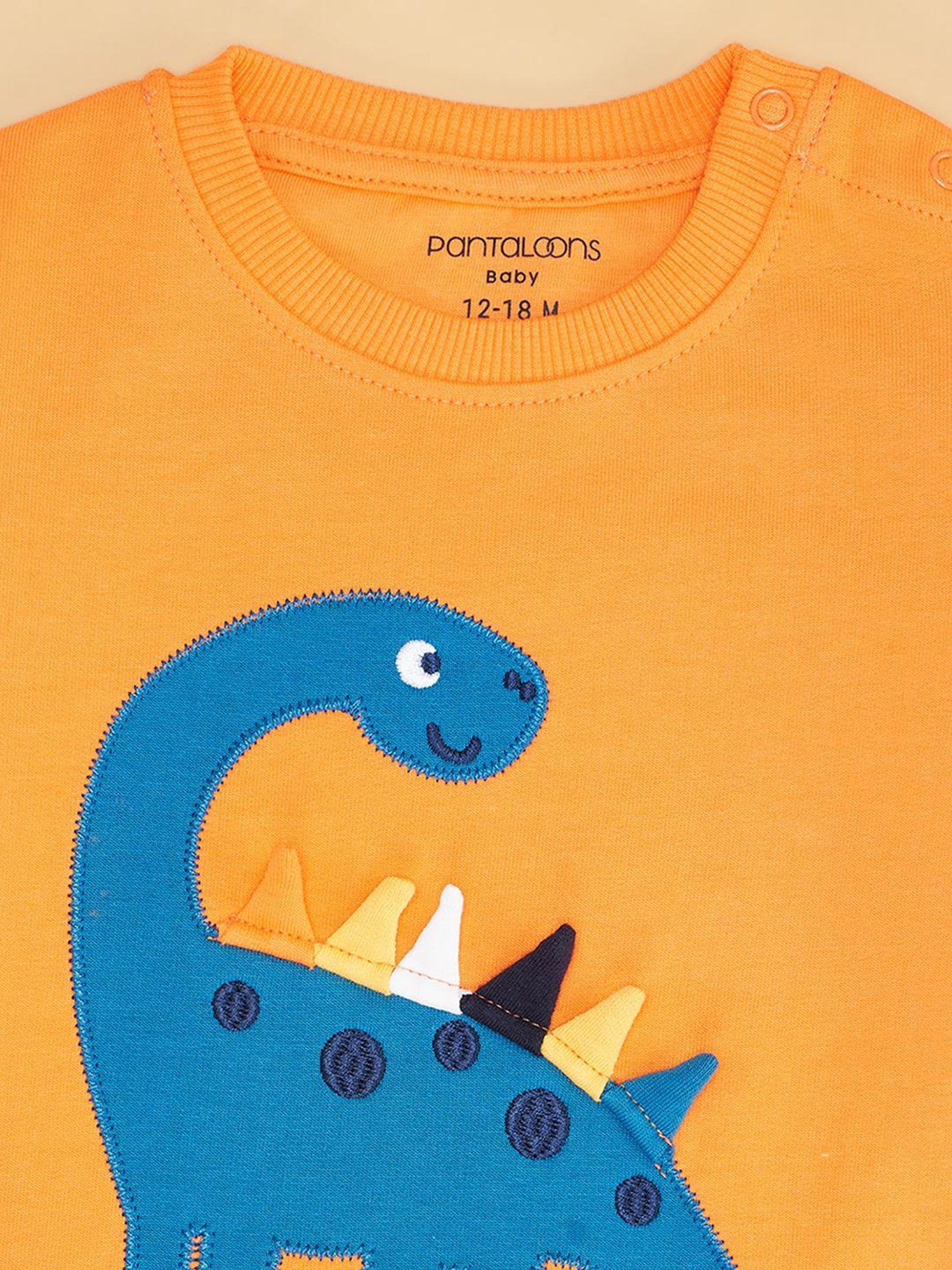 Pantaloons Baby Orange Sweatshirt