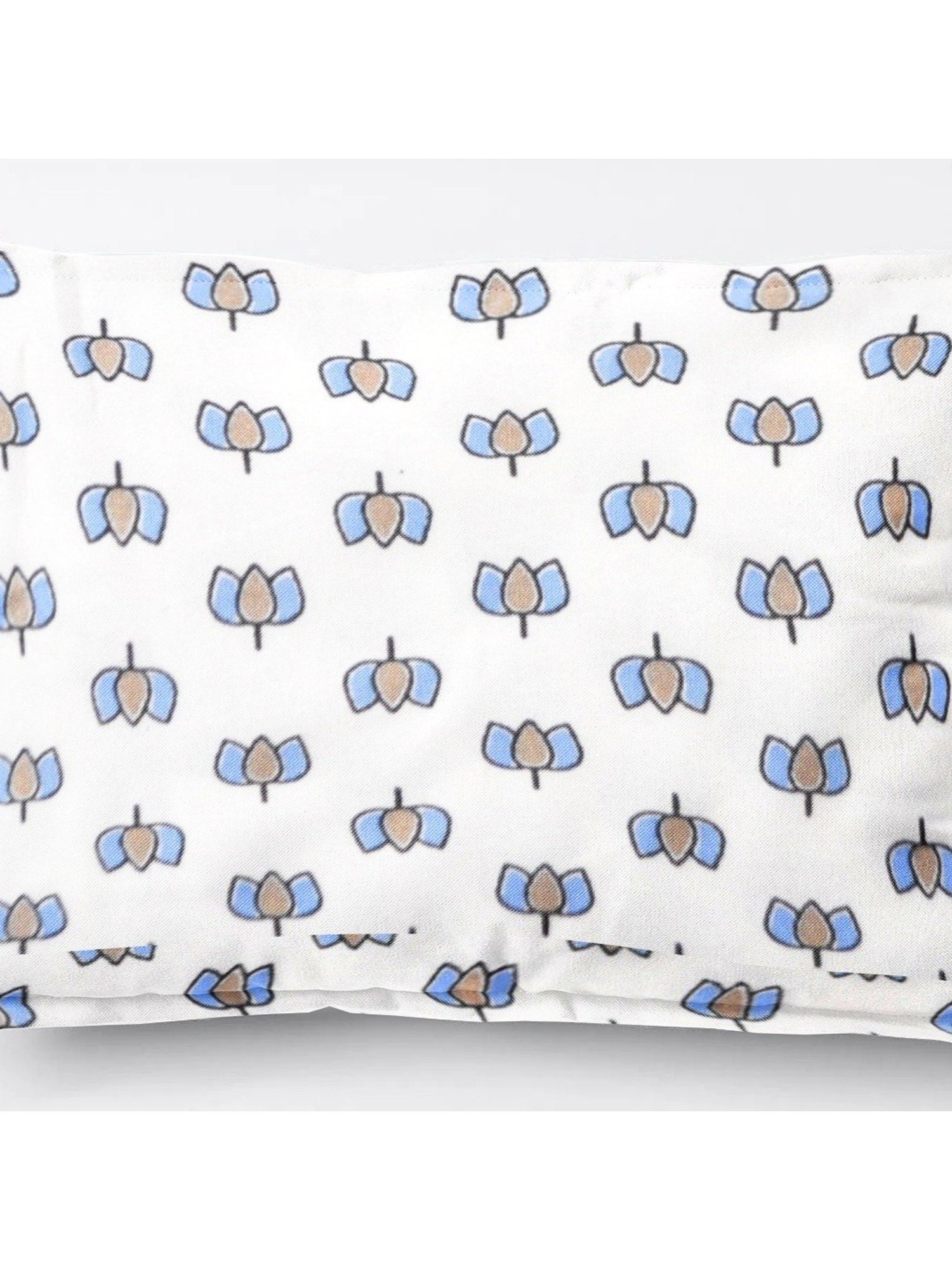 The Baby Atelier White Cotton Junior Pillow Cover without fillers