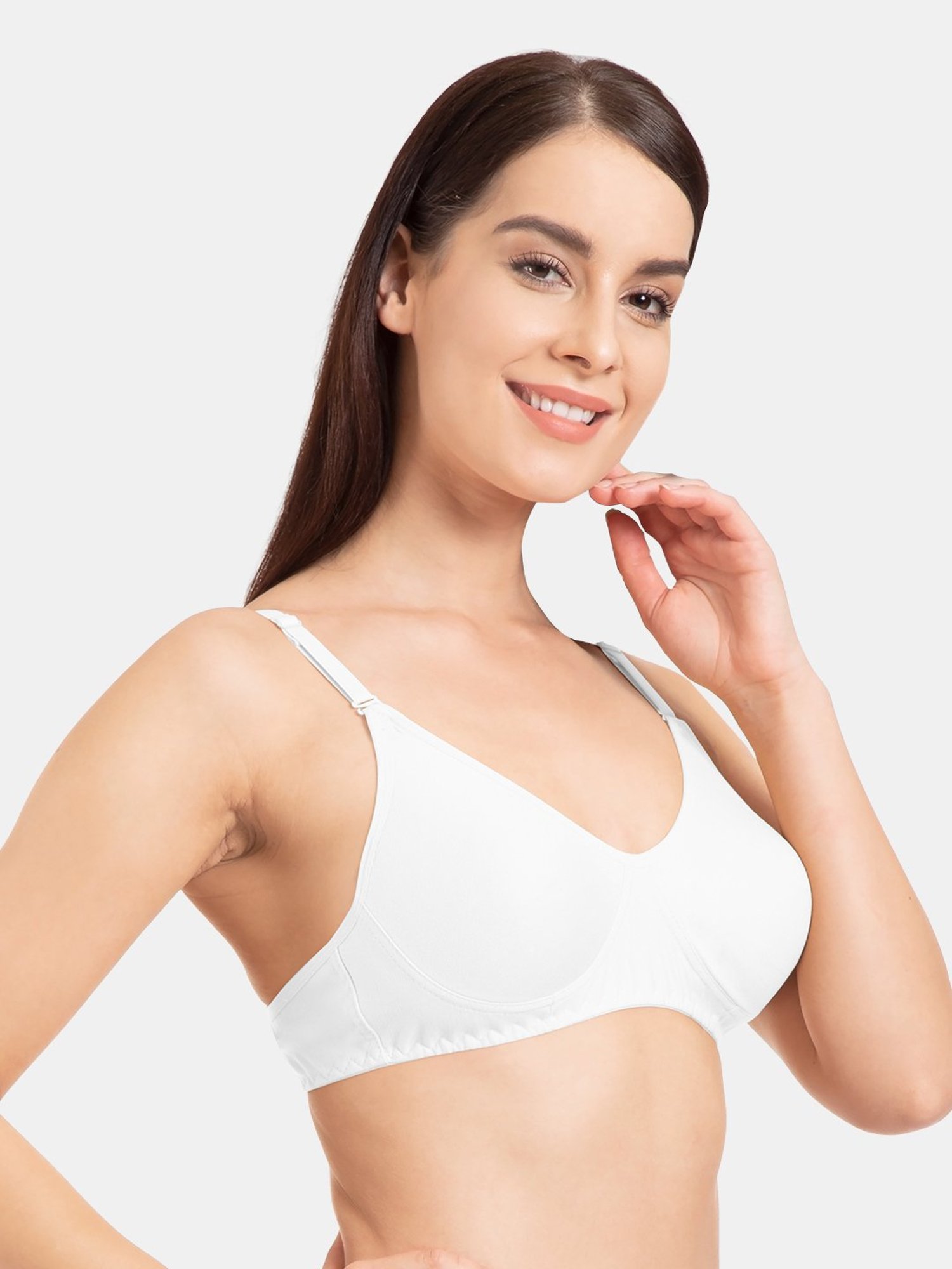 Tweens White Non Wired Non Padded T-Shirt Bra