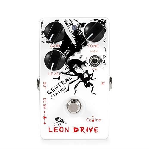 caline electric guitar effects pedals multi distortion leon drive 9v dc white central station guitar pedal bass reverb acoustic preamp true bypass cp50 guitarist gifts