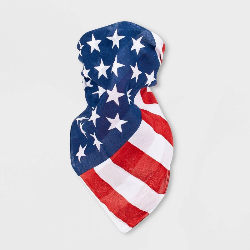 Wemco 2pk Americana Flag Bandana Scarf