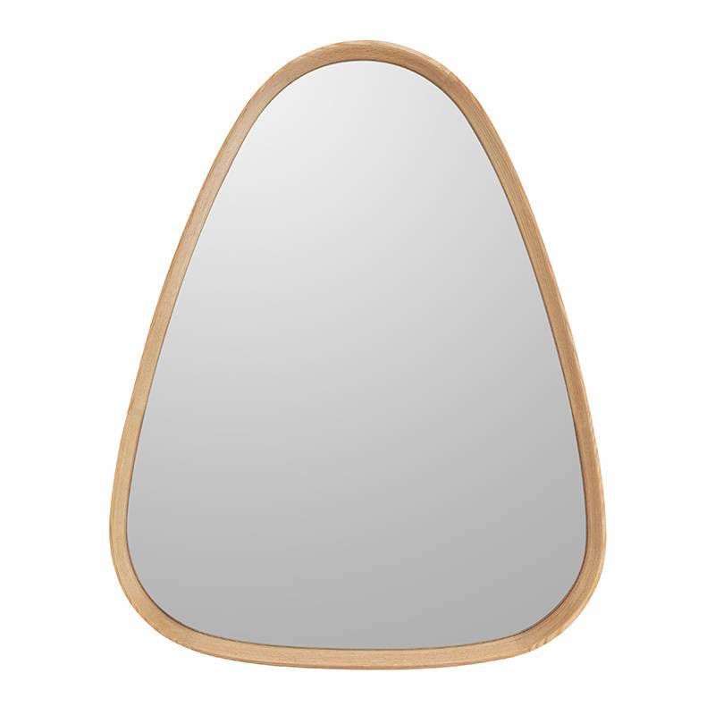 29.5" Oak Wood Framed Mirror - A&B Home