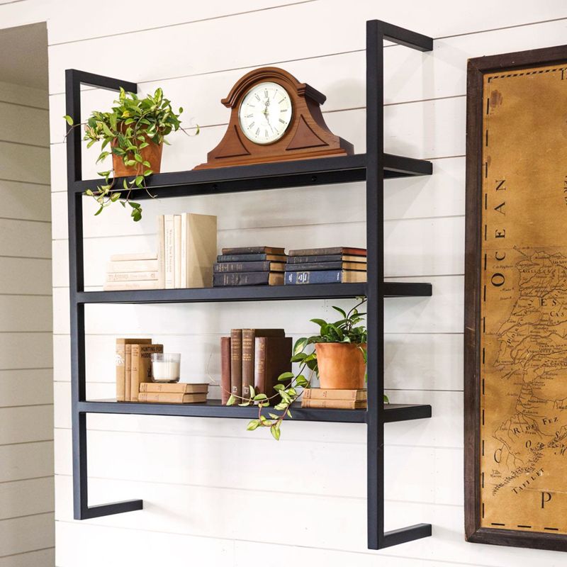 Square Industrial Table Clock - Stonebriar Collection