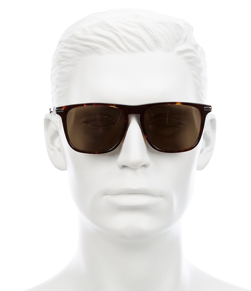 Gucci Men's Gg0915s Square 55mm Sunglasses