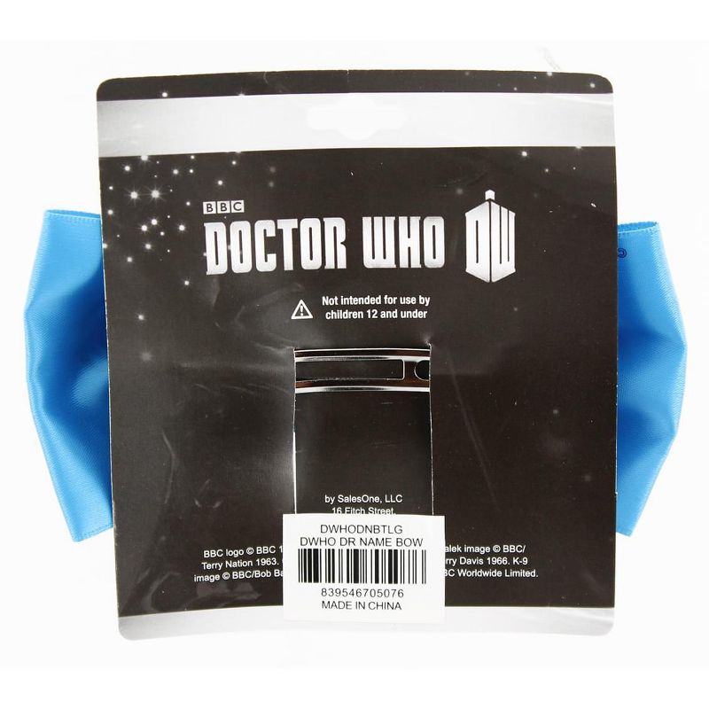 BBC Doctor Who Gallifreyan Print Hair Bow Barrette
