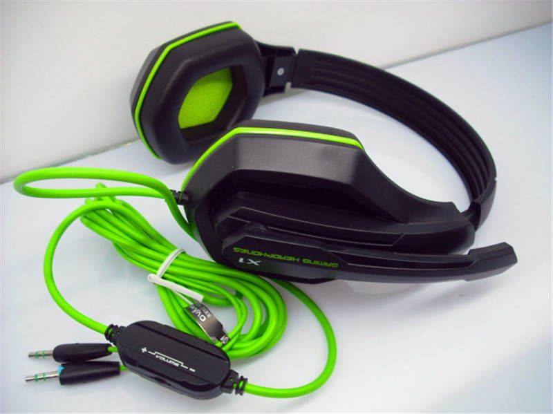 Professional Super Bass Over-ear Gaming Headset with Microphone Game Stereo Headphones for Gamer PC Computer