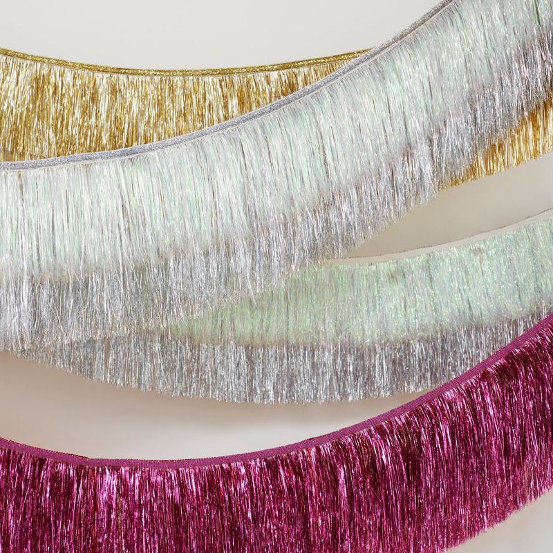 Meri Meri Pink Tinsel Fringe Garland