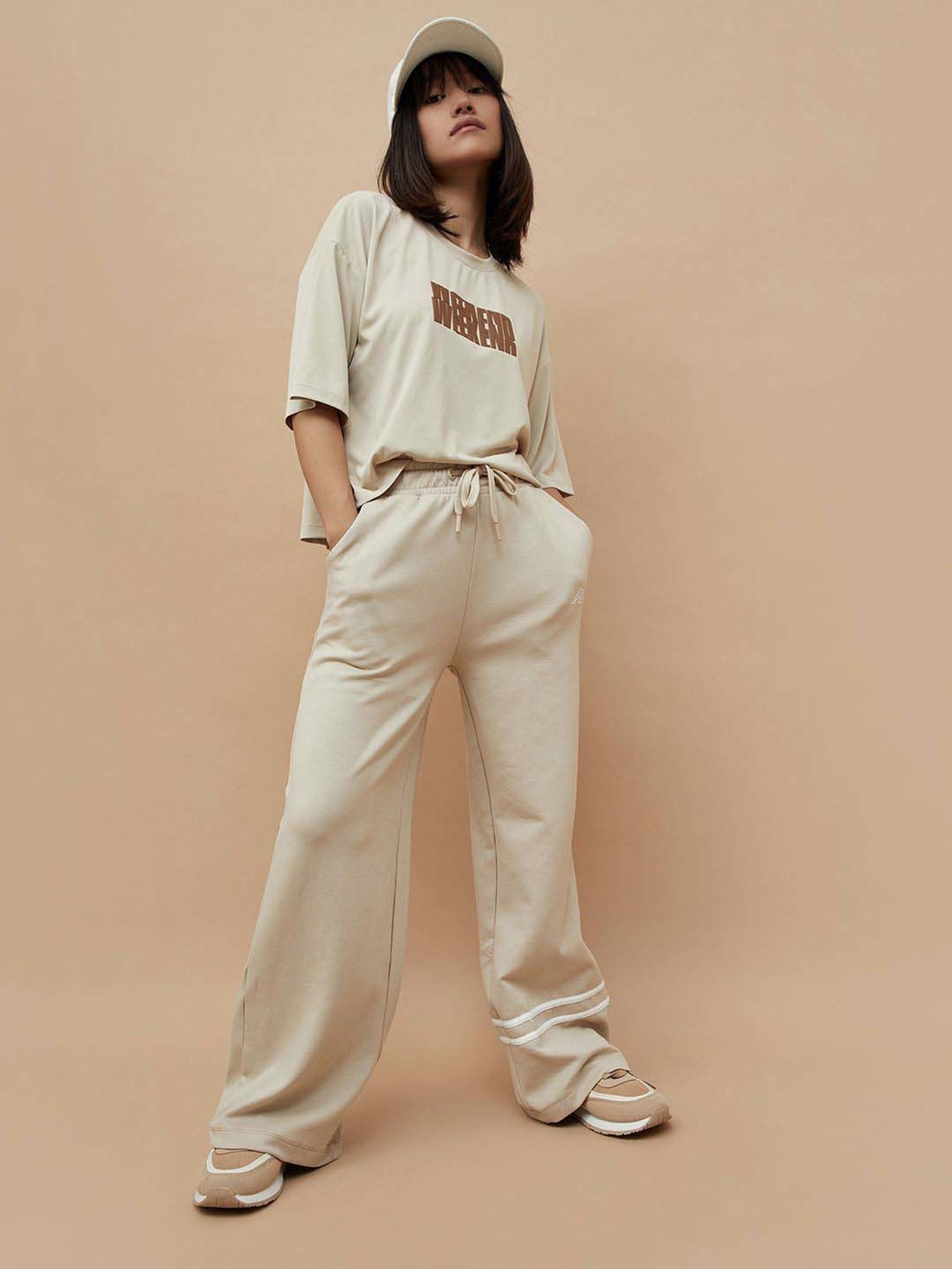 KENDALL + KYLIE Black Cotton Sports Tights