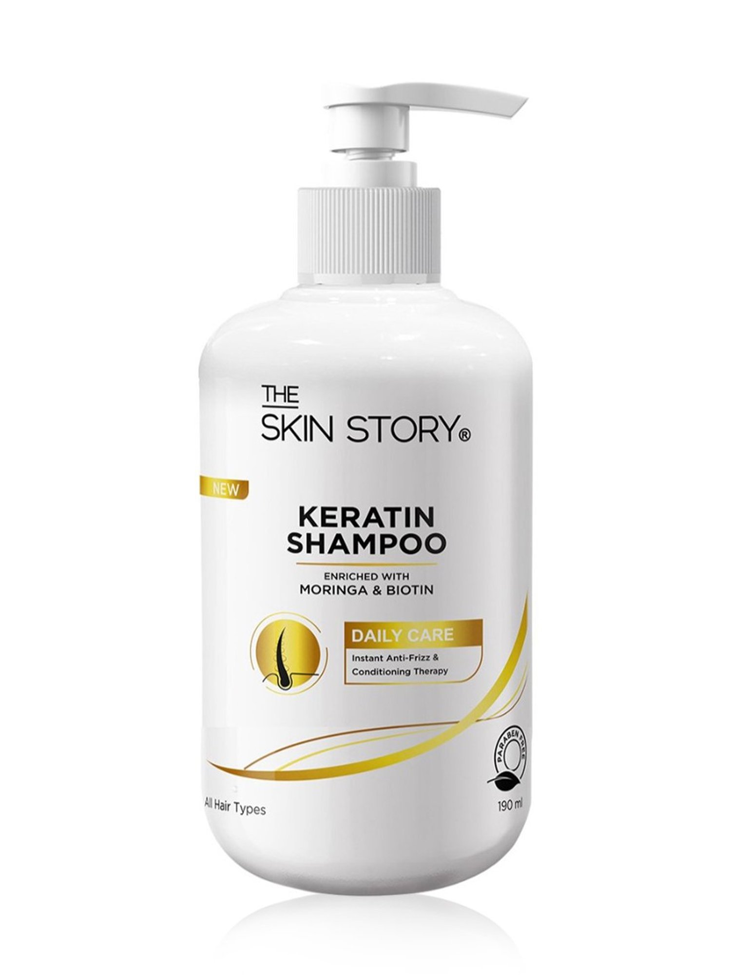 The Skin Story Moringa & Biotin Keratin Shampoo - 190 ml