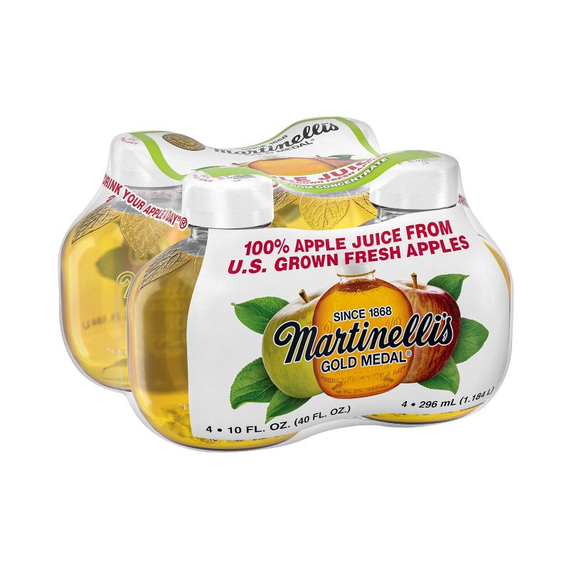 Martinelli's Apple Juice - 4pk/10 fl oz Bottles