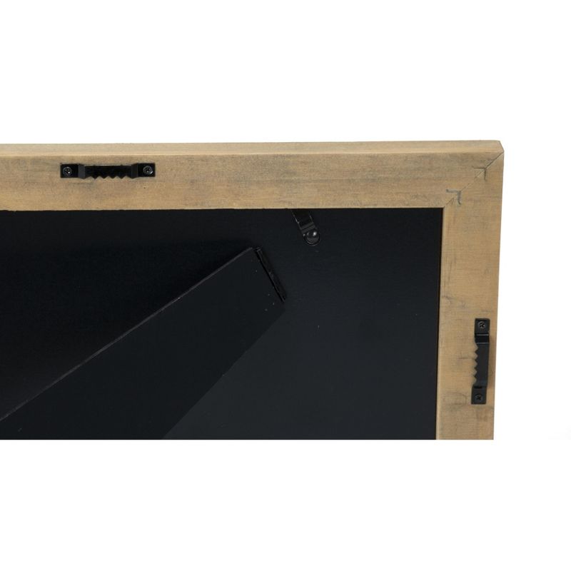Natural Wood 4 x  6 inch Decorative Wood Picture Frame - Holds Three 4x6 Photos - Foreside Home & Garden