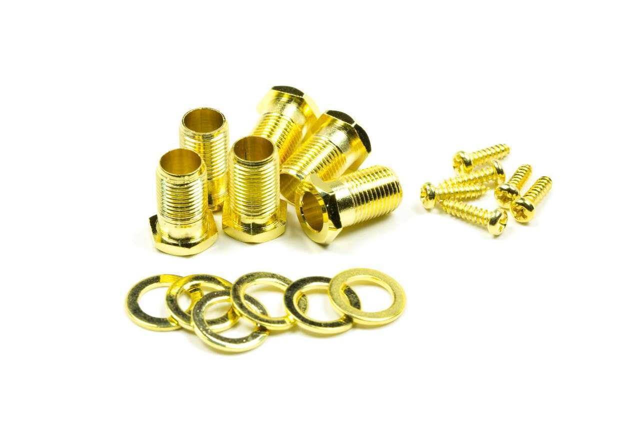 Genuine Hipshot Guitar Tuner Hardware set - Open Gear, Gold