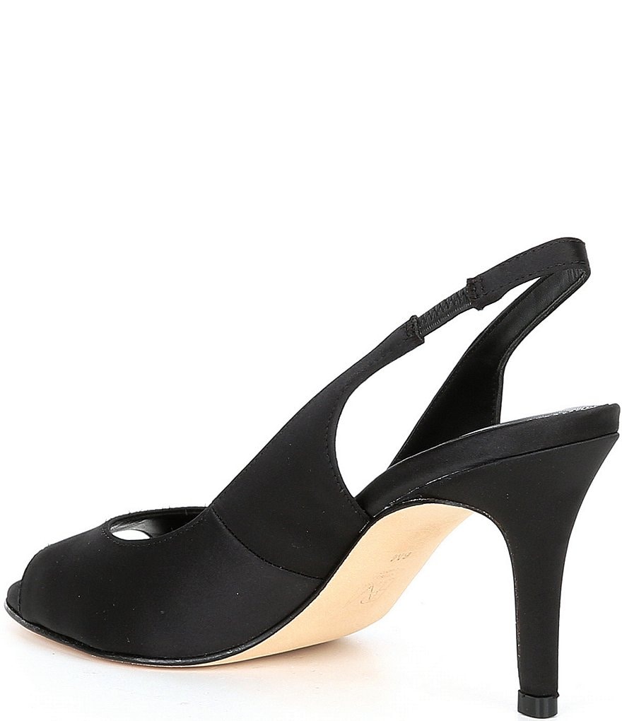 Pelle Moda Rocia Satin Slingback Pumps