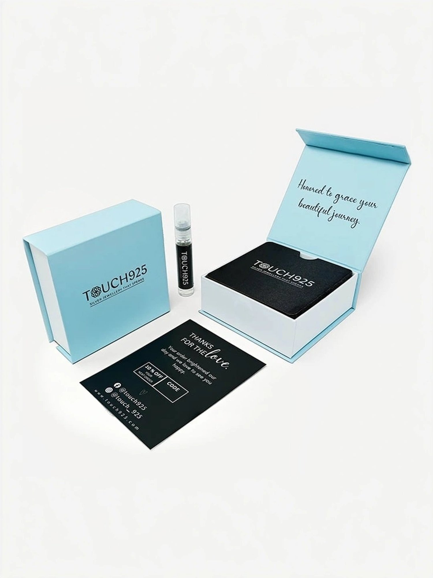 Touch925 Sterling Silver Divine D Initial Rose Gold Chain Pendant