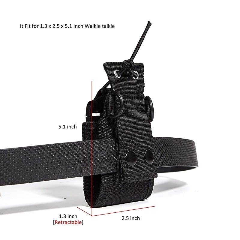 3 in1 MultiFunction Radio Holder Holster Case Pouch Bag for GPS Kenwood Yaesu Icom Motorola baofeng UV5R UV82 TYT UV5RA HYT 888S Retevis H777 F8HP Two Way Radio Walkie Talkie MSC 20C