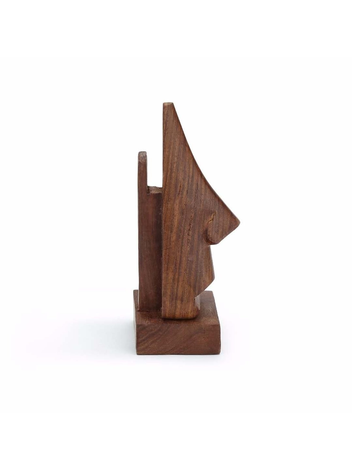 Unravel India Brown Wood Spectacle Stand - Set of 1