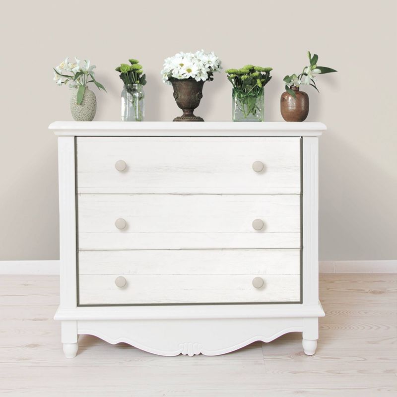 NuWallpaper Reclaimed Shiplap Peel & Stick Wallpaper White