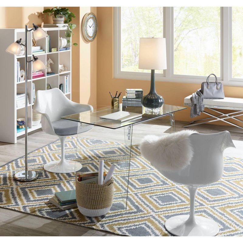 River Parks Studio Cielo Mirrored 20" Round Wall Clock