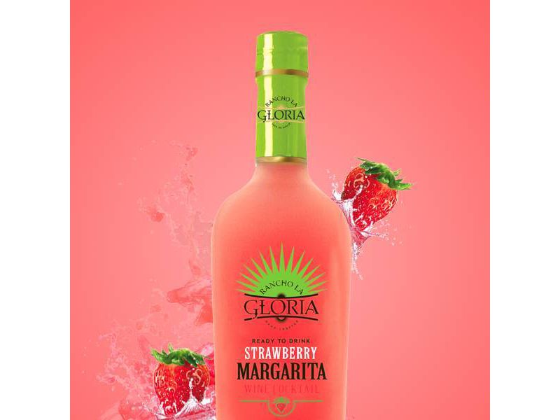 Rancho La Gloria Strawberry Margarita Wine Cocktail - 750ml Bottle