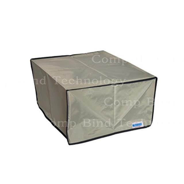 comp bind technology printer dust cover for canon pixma ts8120 wireless inkjet printer, silver nylon antistatic dust cover by comp bind technology size 14.7''w x 12.8''d x 5.5''h''
