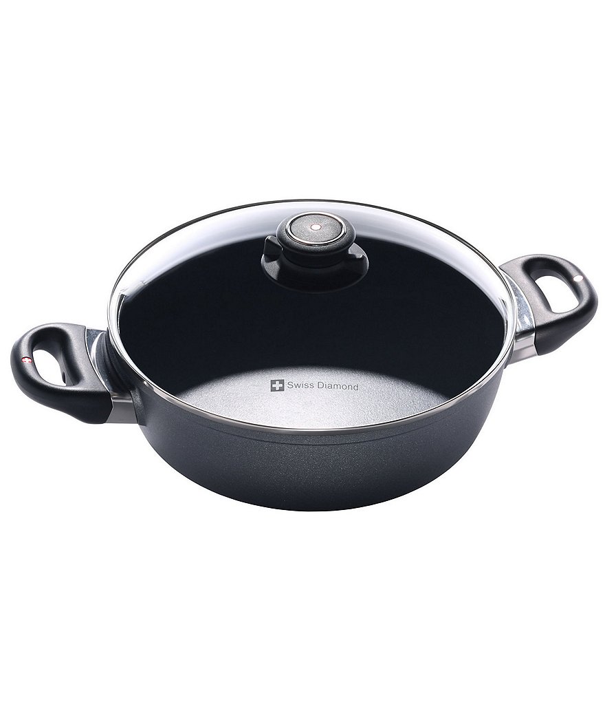 Swiss Diamond HD Classic Nonstick Casserole Pan with Lid