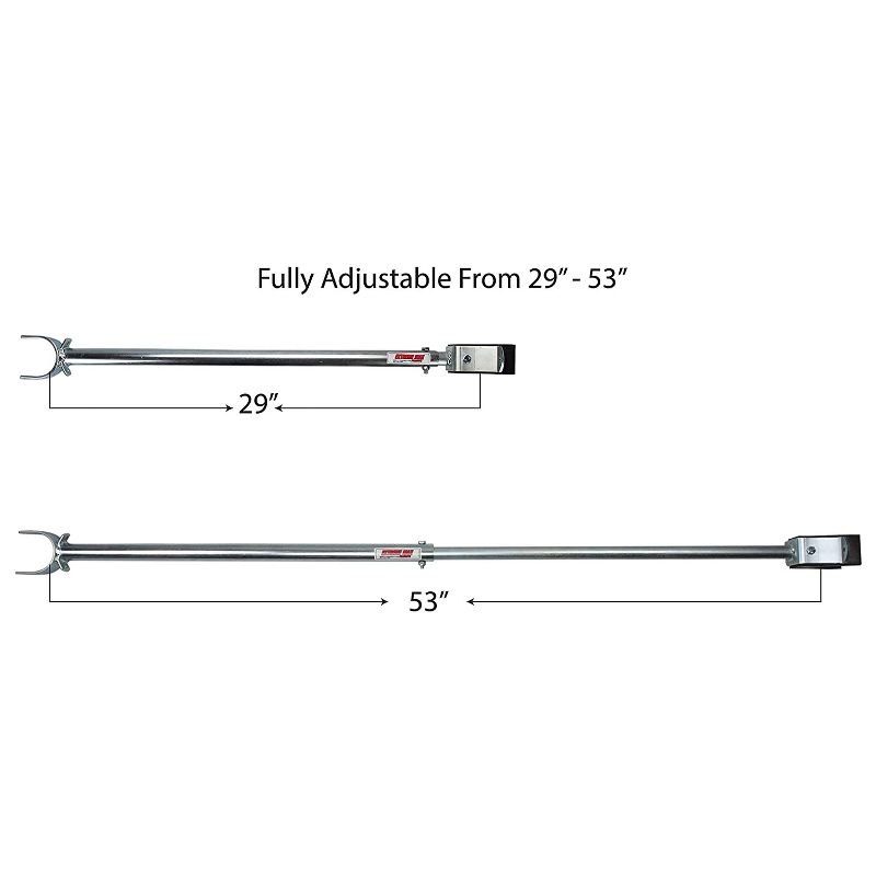 Extreme Max 3005.3855 Straight Transom Saver, Universal Fit 29 to 53 Inches and Rated for Outboards up to 150 HP