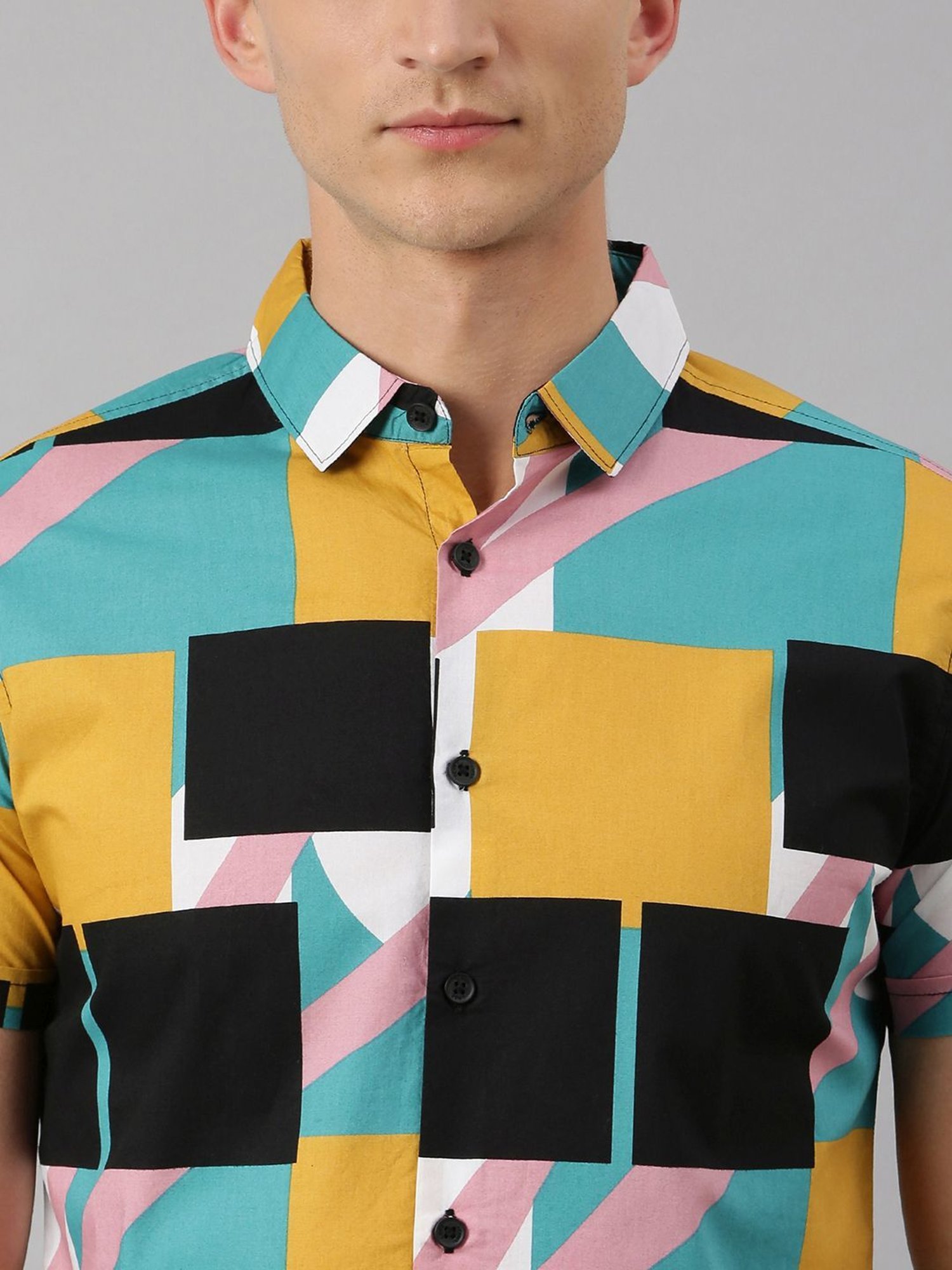Dennis Lingo Multi  Slim Fit Printed Shirt