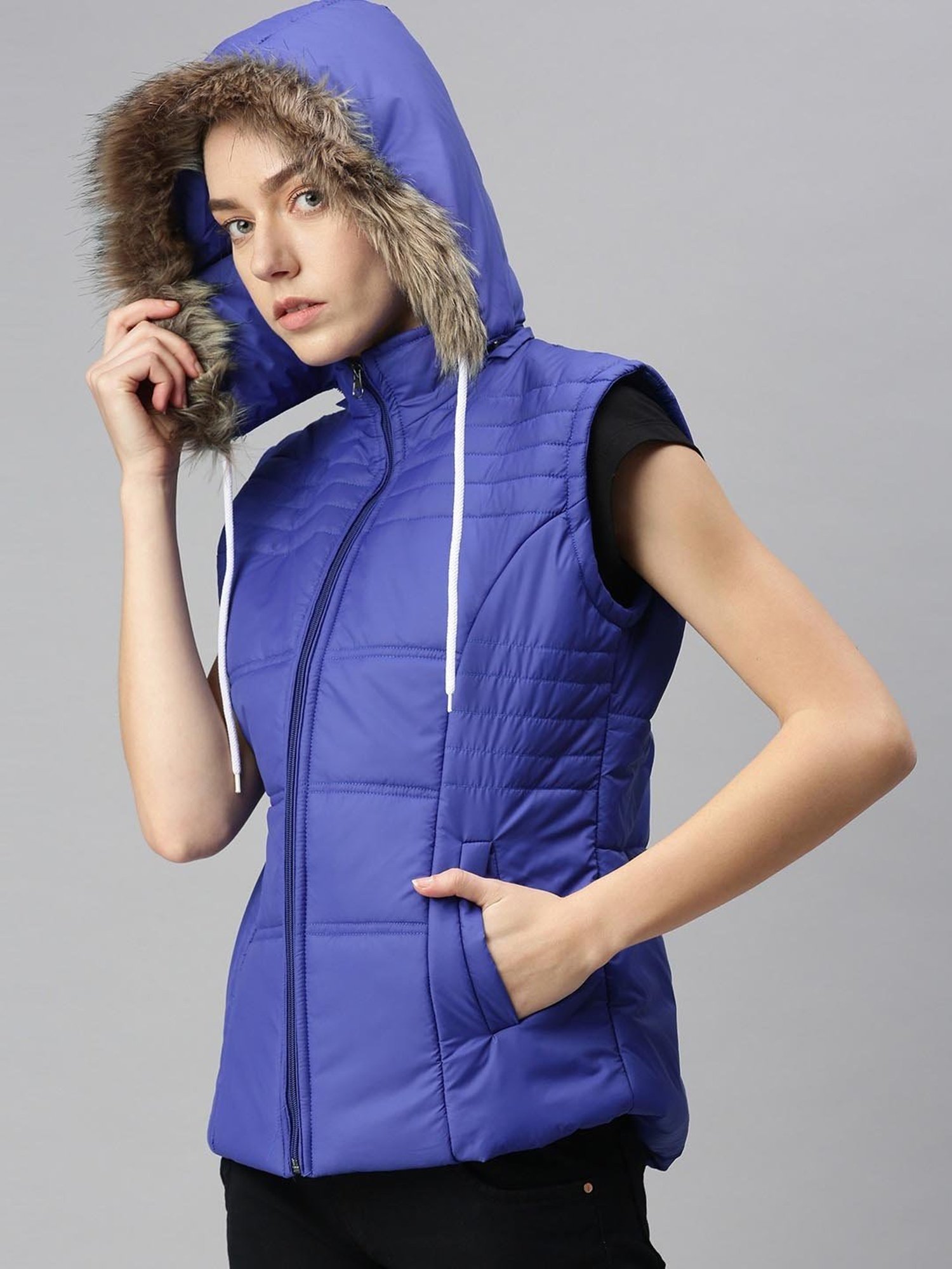 VOXATI Blue Quilted Jacket
