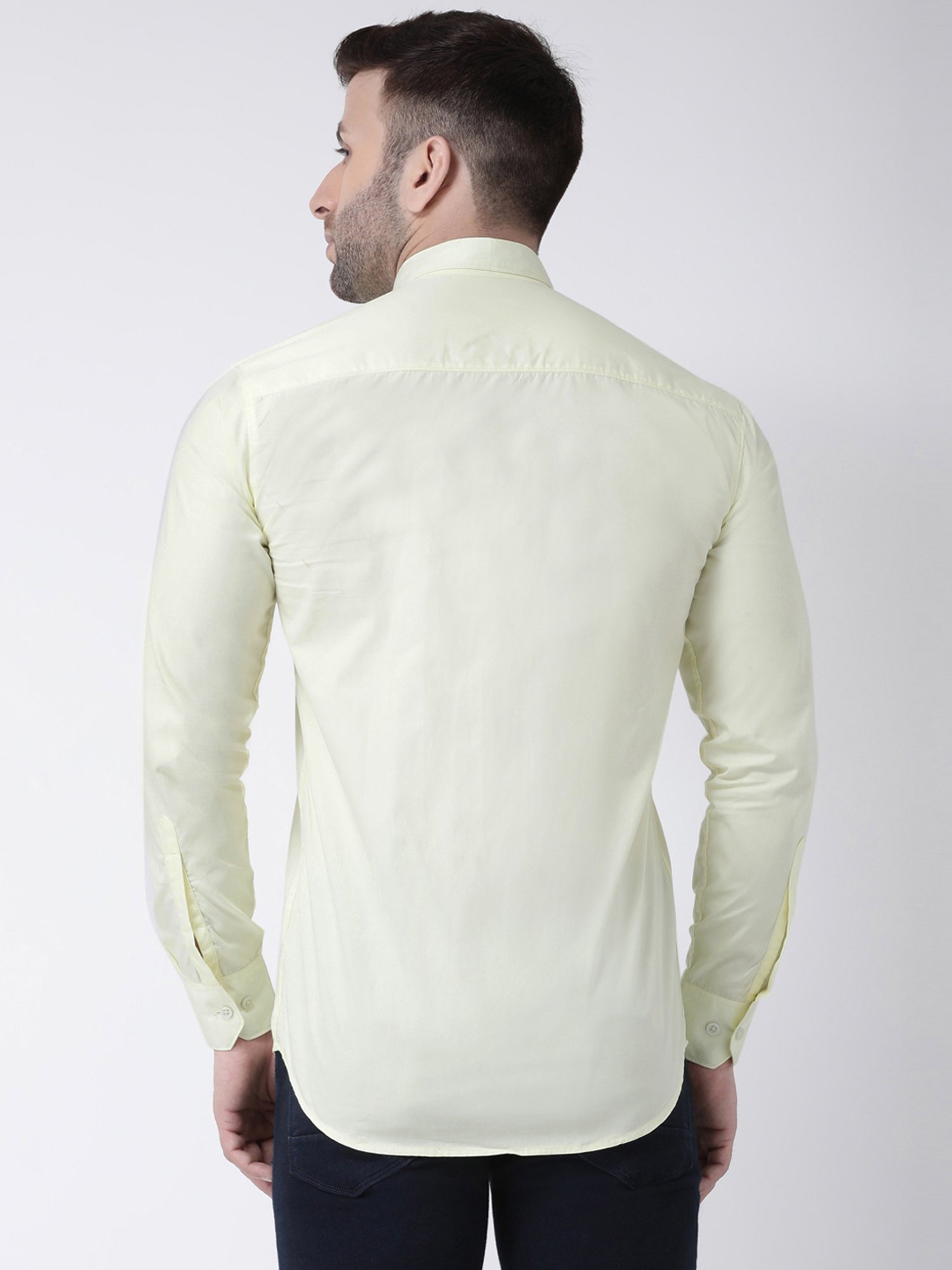 Hangup Plus Lemon Slim Fit Pure Cotton Shirt