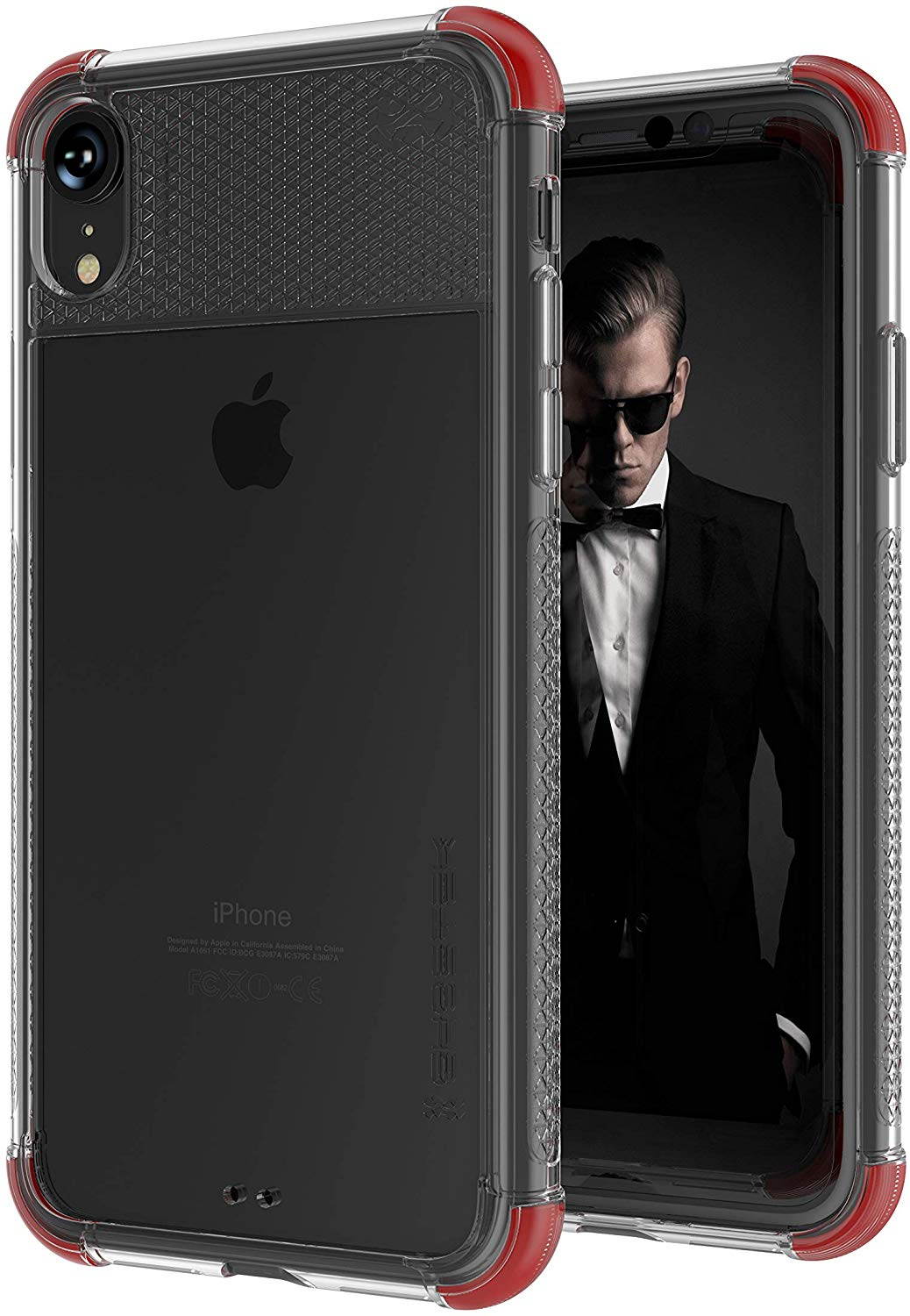 Moshi Vitros Clear Case for iPhone 11 - For Apple iPhone 11 Smartphone - Clear, Raven Black - High Gloss