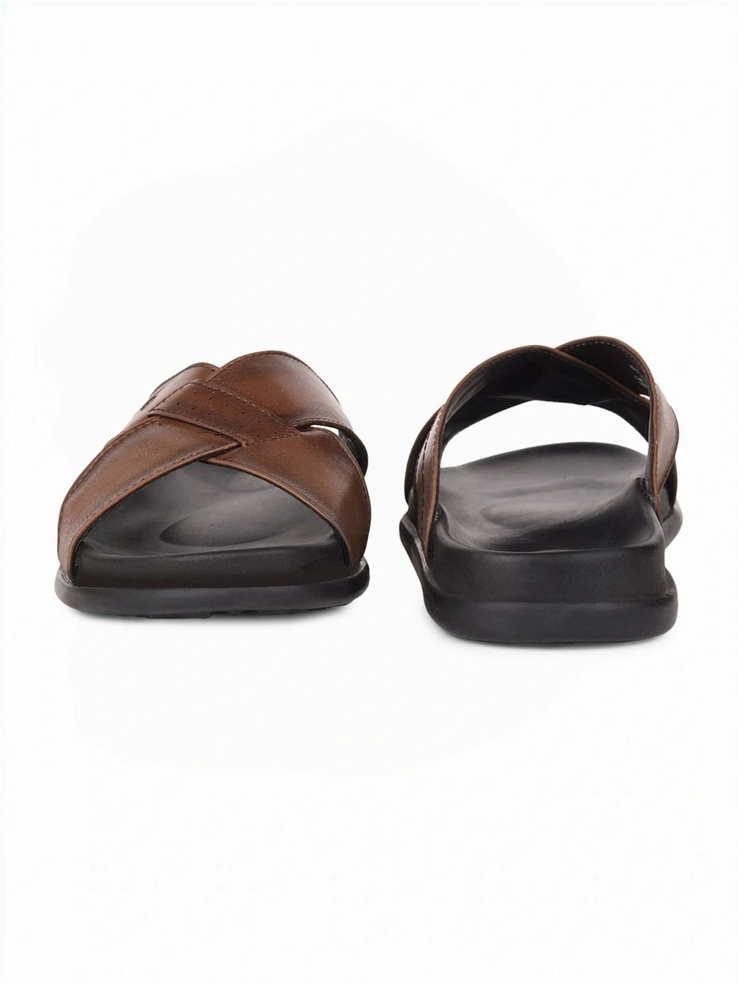 Healers by Liberty Men's Tan Cross Strap Sandals