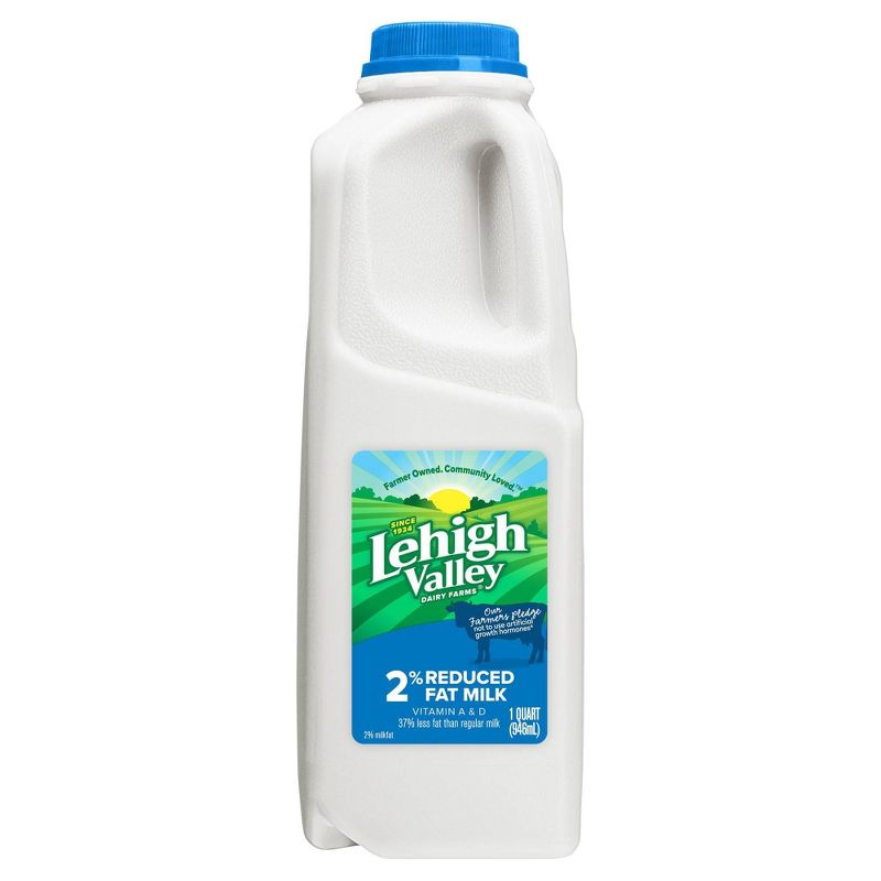 Lehigh Valley 2% Milk - 1qt