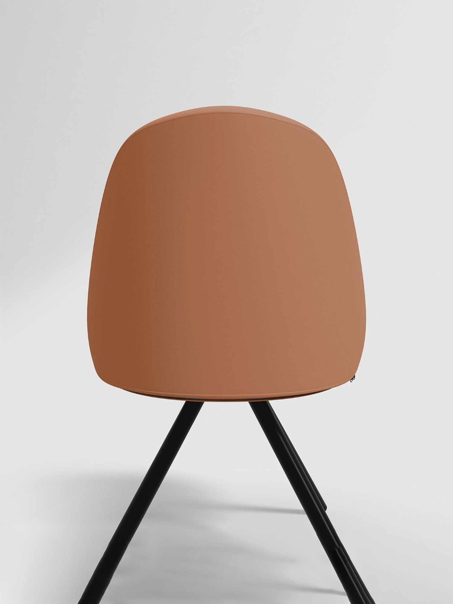 Godrej Interio Fraise Brown Leather Dining Chair (Set of 2)