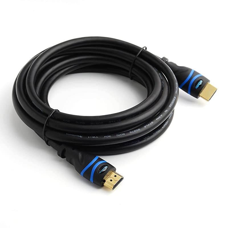 4K HDMI Cable 35 Feet Black4K 30Hz High Speed inWall CL3 Rated